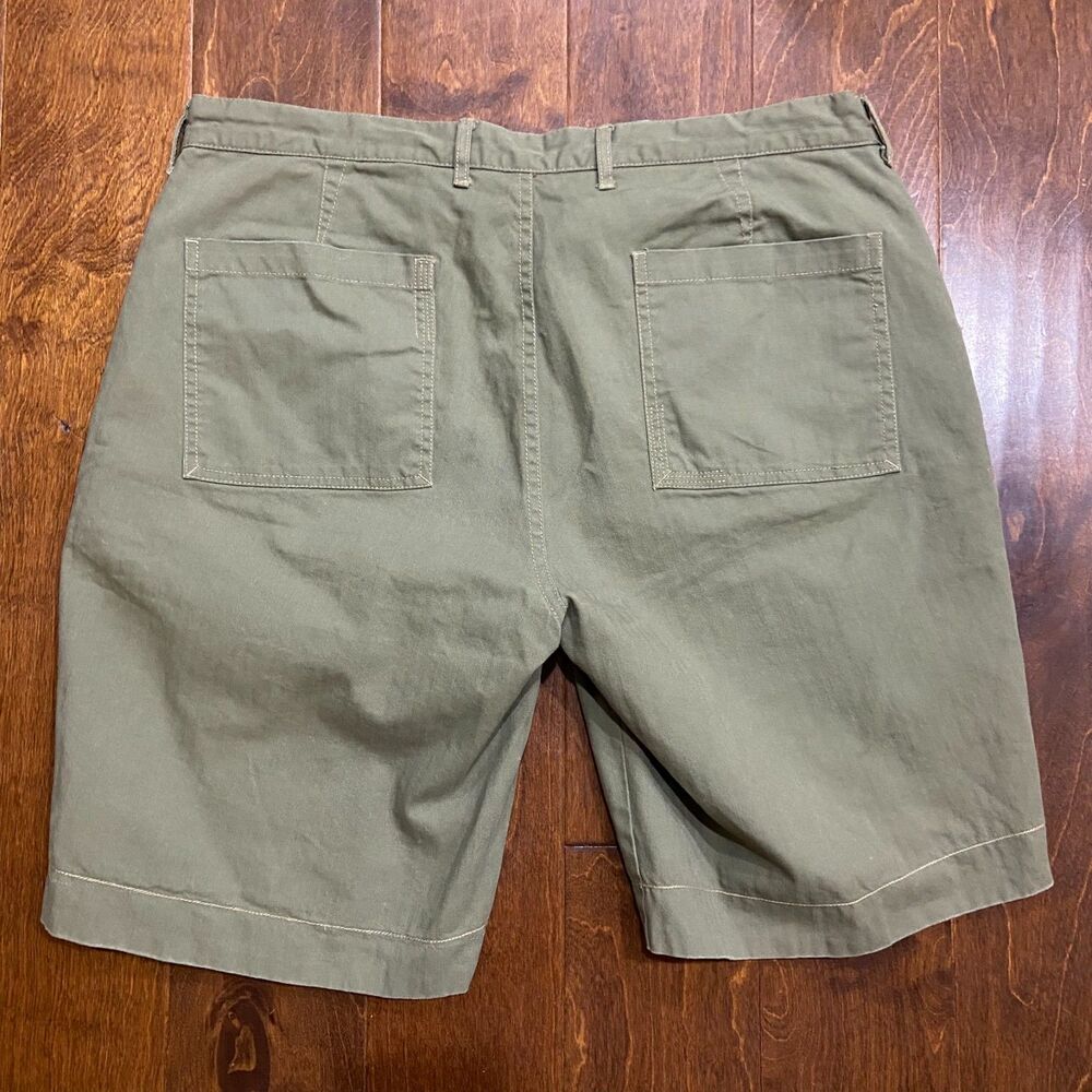 Polo Ralph Lauren Vintage Madras Reversible Shorts Plaid Tan Men's Size 34 - Picture 7 of 9